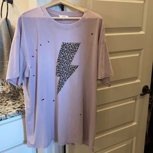 Easel lavender size small shirt.